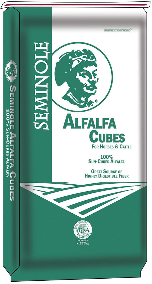 Seminole Alfalfa Cubes, 50 lbs -   