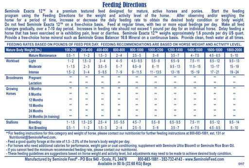 Seminole Exacta 12, 50 lbs -   