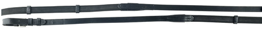 Avignon Rubberized Web Reins, 5/8" x 54" - Black  