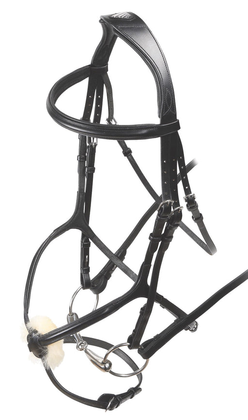 Velociti Figure 8 Bridle - Black Cob 