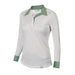 Aubrion Equestrian Style Show Shirt - White/Peaches XXLarge 