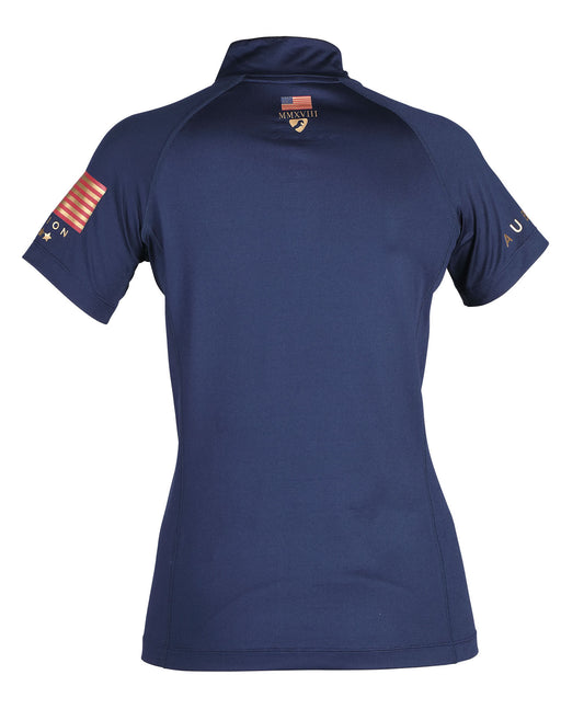 Aubrion Team Short Sleeve Top - XXLarge Navy 