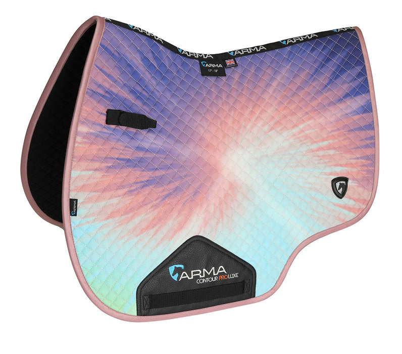 Arma Tie Dye Saddle Pad - Pink  