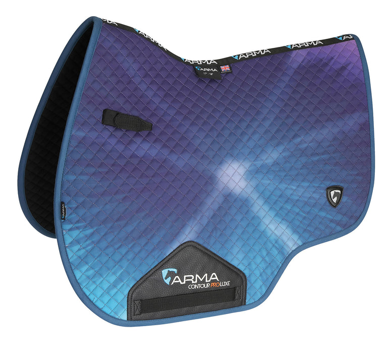 Arma Tie Dye Saddle Pad - Navy  