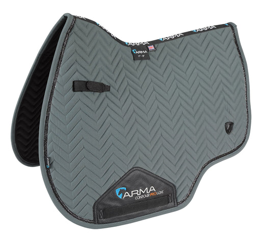 Arma Glitter Trim Saddle Pad - Gray  