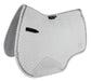 Arma Glitter Trim Saddle Pad - White  