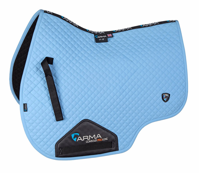 Arma Luxe Saddle Pad - Sky Blue  