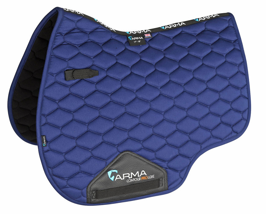 Arma Luxe Cotton Saddle Pad - Navy  