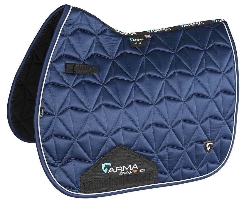 Arma Luxe Gloss Saddle Pad - Navy  