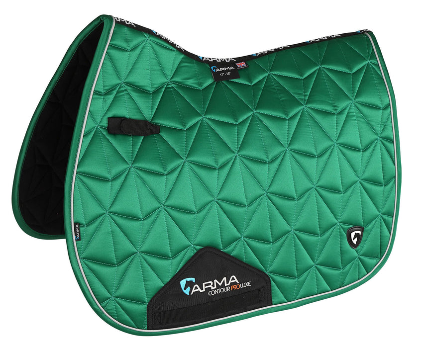 Arma Luxe Gloss Saddle Pad - Green  