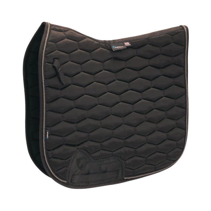 Arma Satin Dressage Saddle Pad Color Black