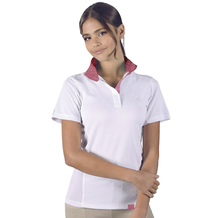 Aubrion Ladies Equestrian Style Short Sleeve Show Shirt Color Bit
