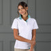 Aubrion Ladies Equestrian Style Short Sleeve Show Shirt Color Horse Shoe
