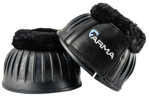 Shires Arma Fleece Bell Boots - Black Full 