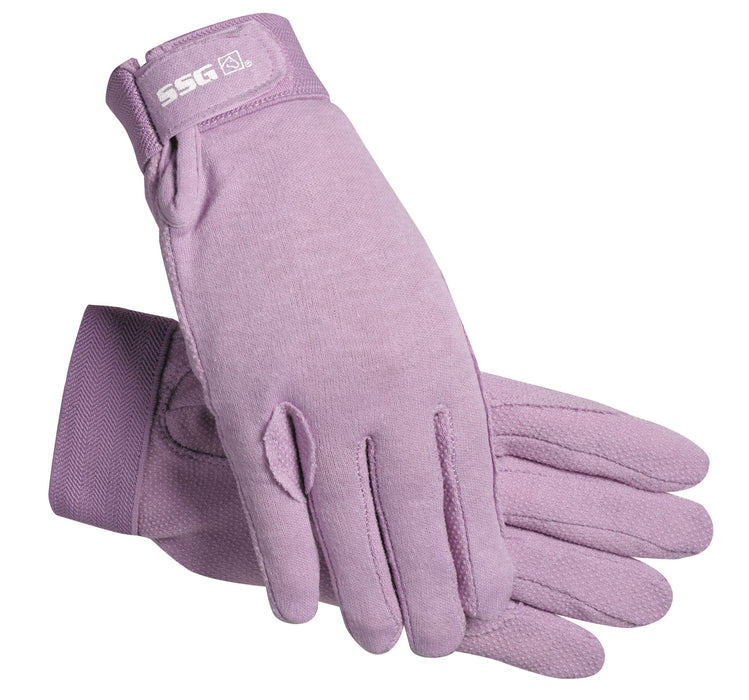 SSG Velcro Wrist Gripper Glove - Lilac Small/6 