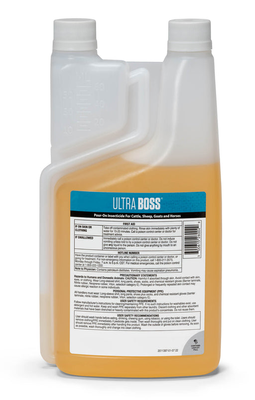 ULTRA Boss Pour-On Insecticide - ULTRA Boss Pour-On, quart  