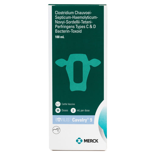 Bovilis Cavalry 9 Cattle Vaccine - 50 Dose Vial  