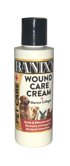 Crema para el cuidado de heridas de mascotas Banixx, 4 oz