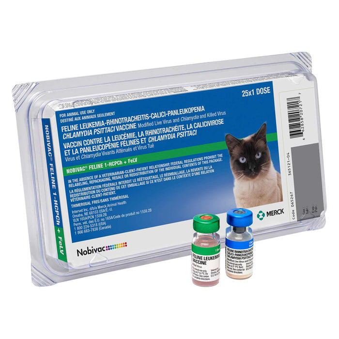Nobivac Feline 1-HCPCh+FeLV Cat Vaccine