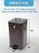 Nevink Dog Poop Trash Can for Outdoors, 12 Liter -   