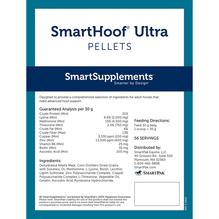 SmartEquine SmartHoof Ultra Pellets Size 3.8 LB