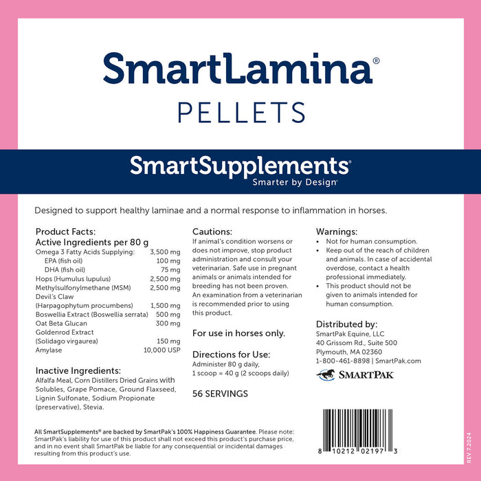SmartEquine SmartLamina Pellets Size 10 lb