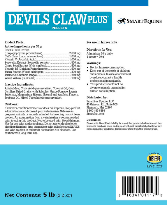 Devil's Claw Plus, Joint Support for Horses, Pellets