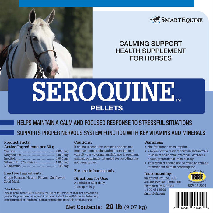 Uckele Seroquine Pellets Size 20 lb