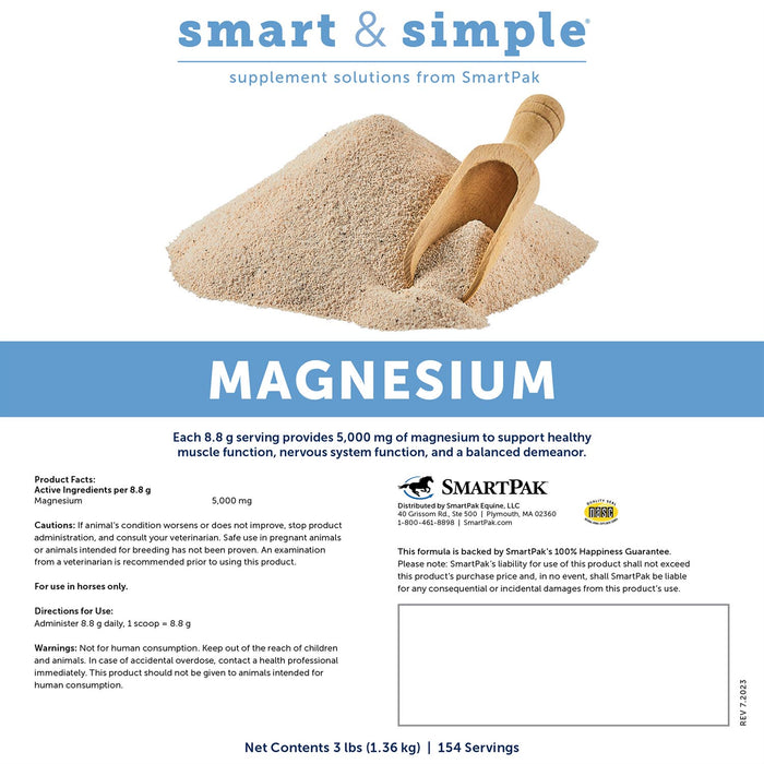 SmartEquine Smart Magnesium Oxide Size 3 lb