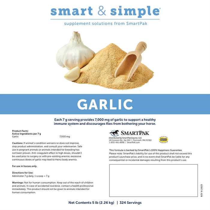 SmartEquine Smart & Simple Garlic Size 5 lb
