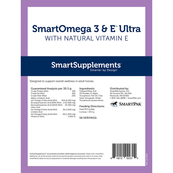 SmartEquine SmartOmega 3 & E Ultra Size 3.8 lb