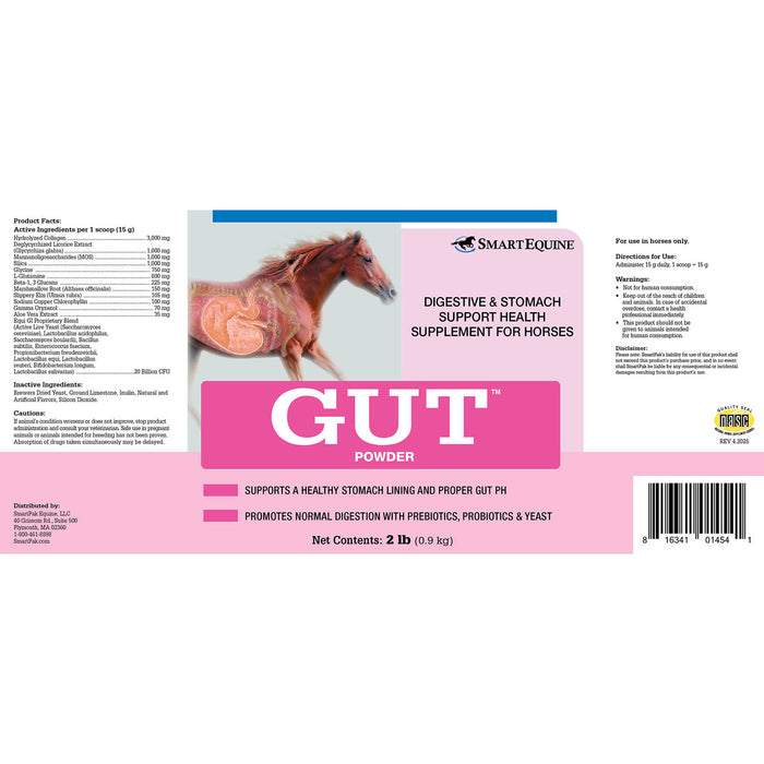GUT, Digestive & Stomach Support Supplement for Horses, Powder