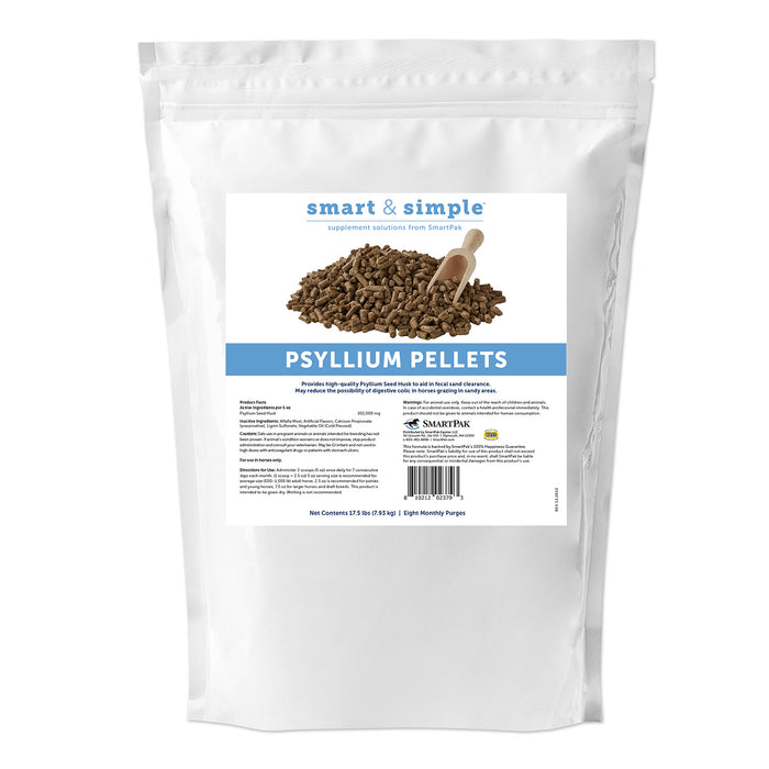 SmartEquine Smart & Simple Psyllium Pellets Size 17.5 LBS