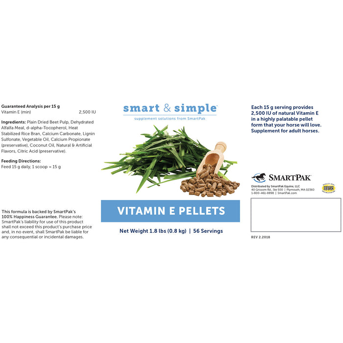 SmartEquine Smart & Simple Vitamin E Pellets Size 1.8 LB