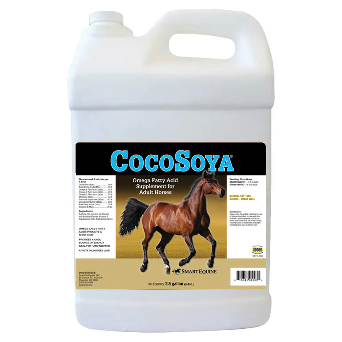 CocoSoya Oil, Omega Fatty Acid Supplement for Horses