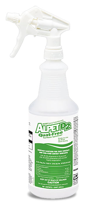 Alpet D2 Quat-Free Surface Sanitizer Spray -   