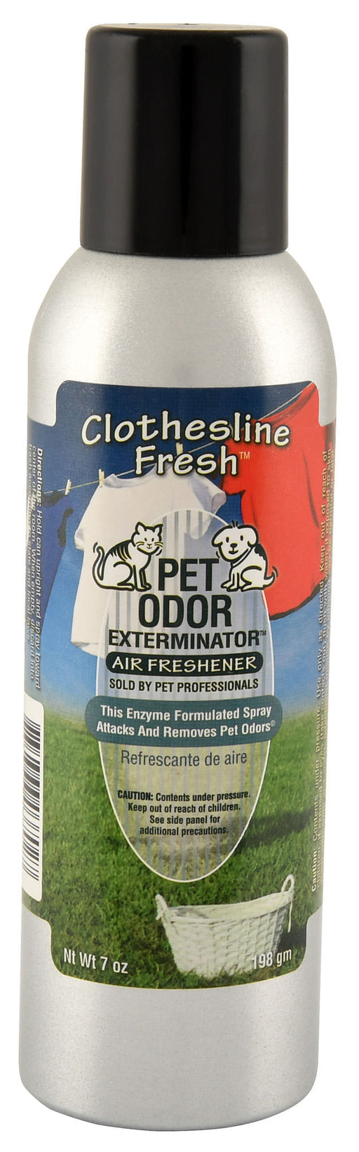 Pet Odor Exterminator Air Freshener, Clothesline Fresh, 7oz -   