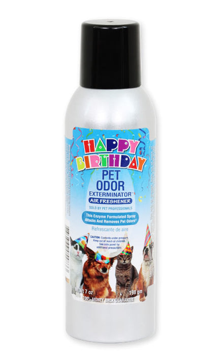 Pet Odor Exterminator Spray, Happy Birthday, 7oz -   