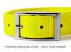 1"W Jeffers Nylon Dog Collar, 18"L - Neon Yellow  