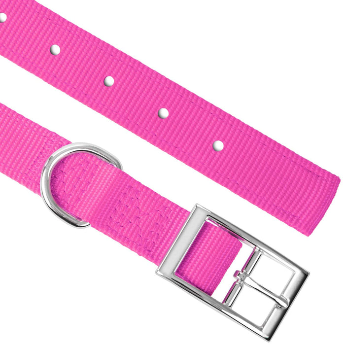 1"W Jeffers Dog Collars, 20"L - Berry  