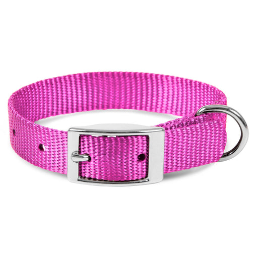 5/8"W Jeffers Nylon Dog Collar, 12"L - Berry  