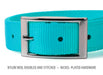 1"W Jeffers Dog Collars, 20"L - Turquoise  