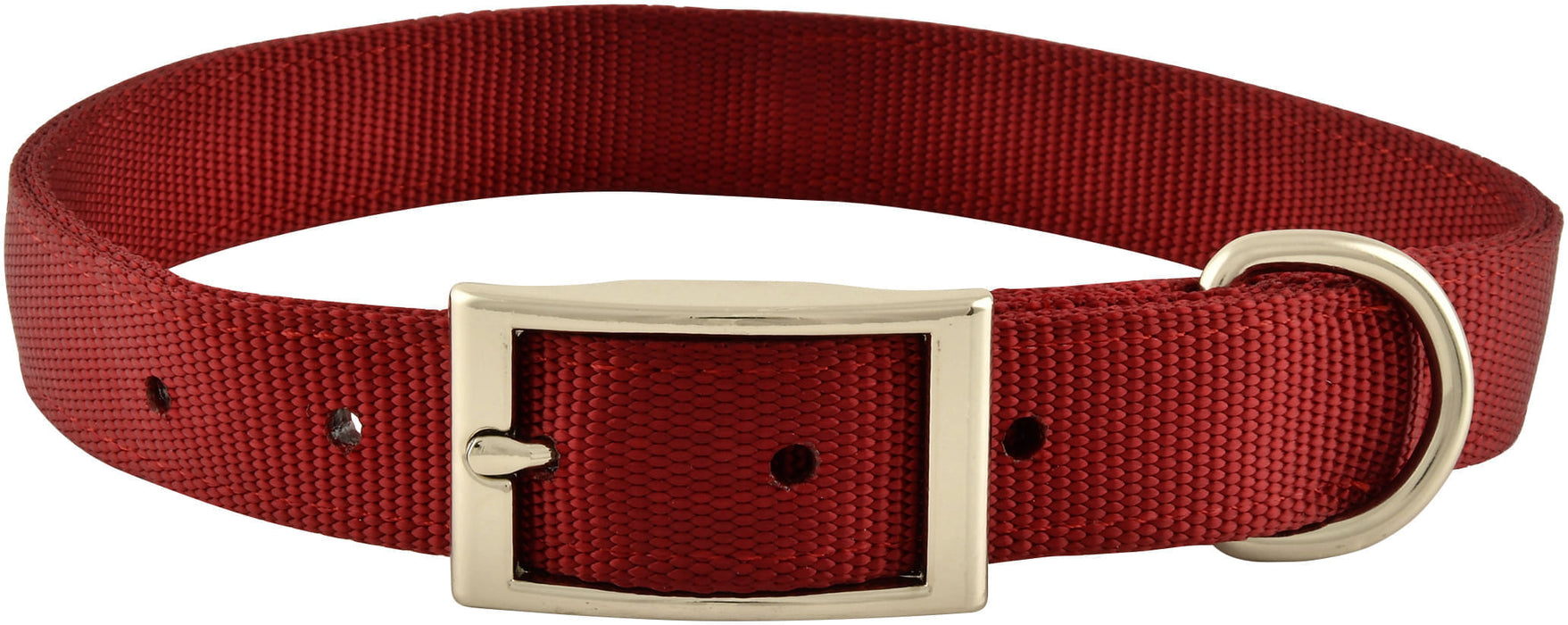 1" Nylon Dog Collar, 24"L - Red  