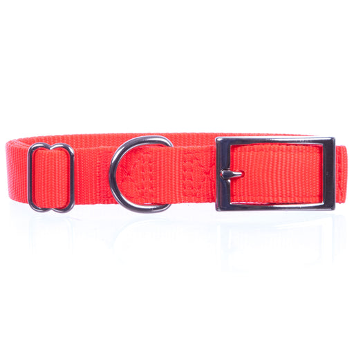 Jeffers 1" Adjustable Nylon Dog Collar, 14"-24" - Orange  