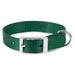 5/8"W Jeffers Nylon Dog Collar, 10"L - Dark Green  