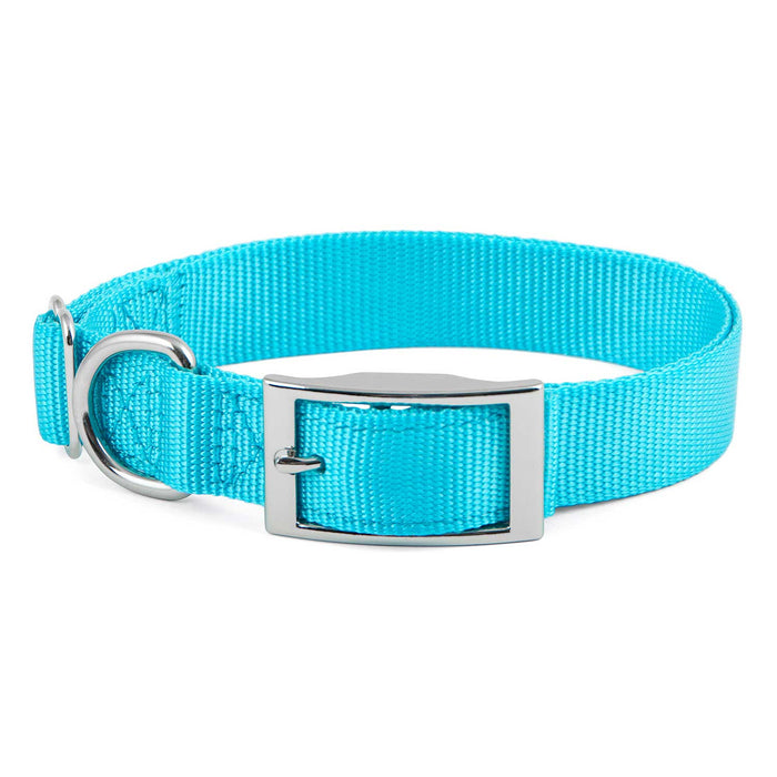 Collar de nailon ajustable Jeffers de 1 pulgada para perros, de 14 a 24 pulgadas