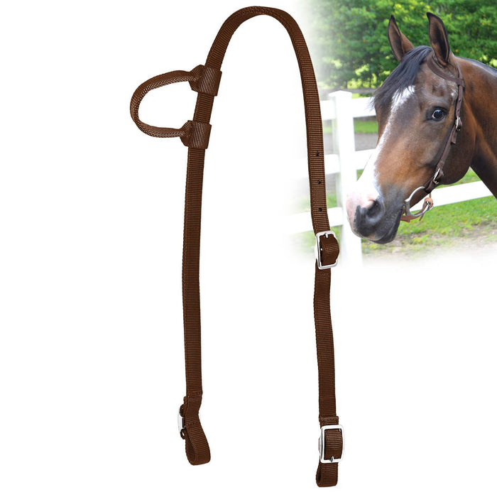 Jeffers Nylon One-Ear Western Horse Headstall