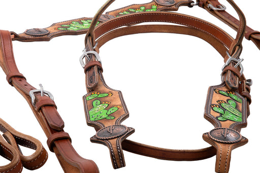 Showman Hand Painted Cactus Tack Set -   