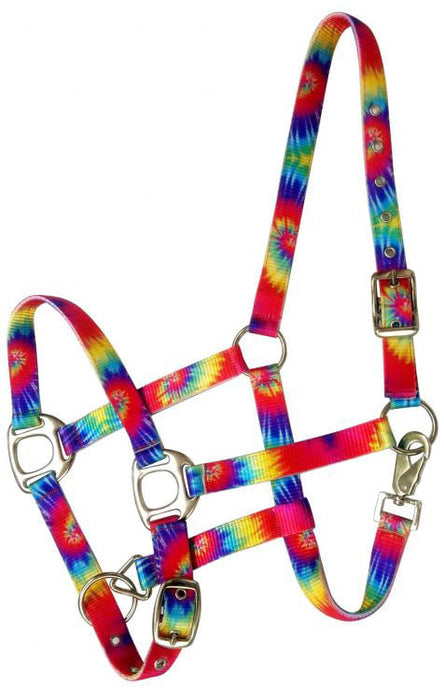 Showman Premium Nylon Halter - TieDye  