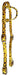 Showman Nylon One Ear Headstall in Patterns - Sunflower  